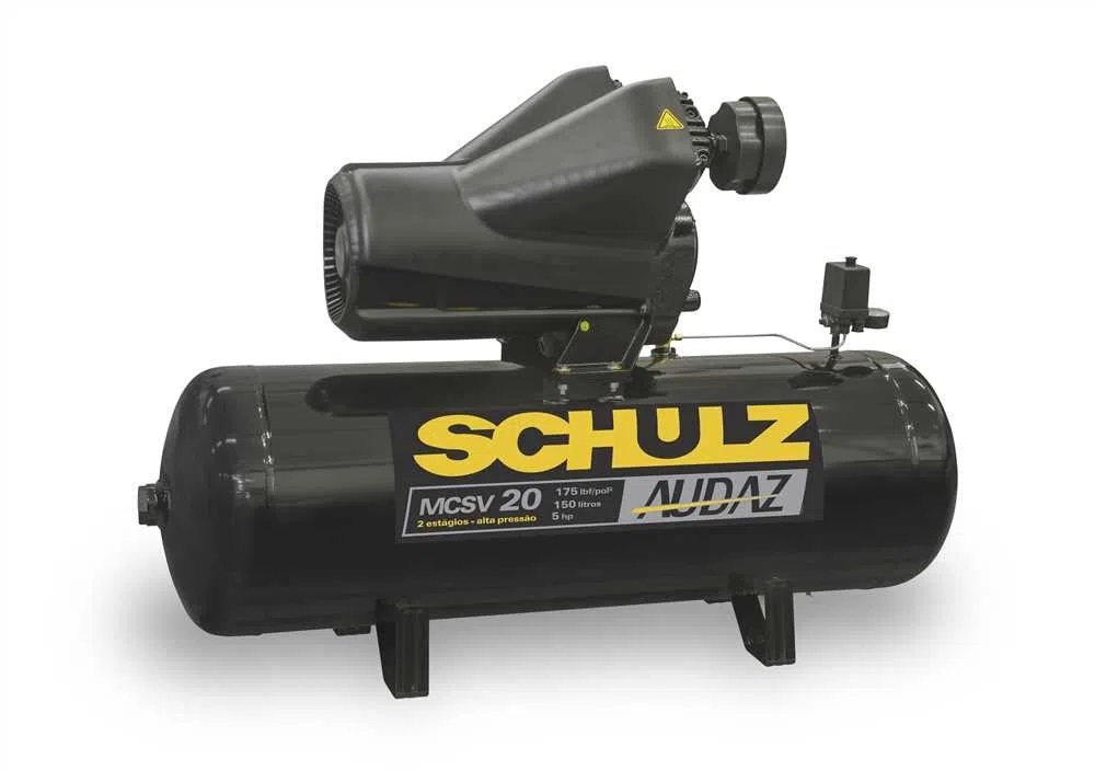 Compressor 150L Mcsv20 175Lbs Audaz Trif 220/380V 5-Iv C/ Chave Magnética Schulz  