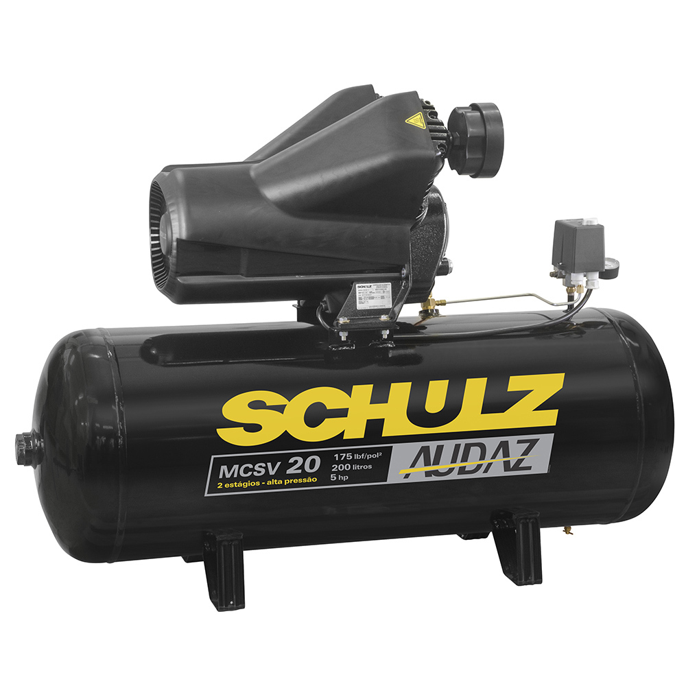 Compressor Ar Audaz Mcsv20 200L 175Psi 5C 220/380V Trif Schulz 92293040  