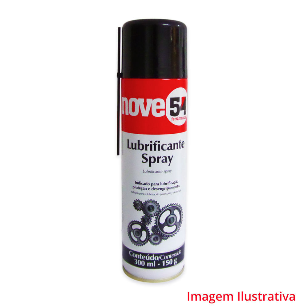 Lubrificante Em Spray 300 Ml/150G Nove54  