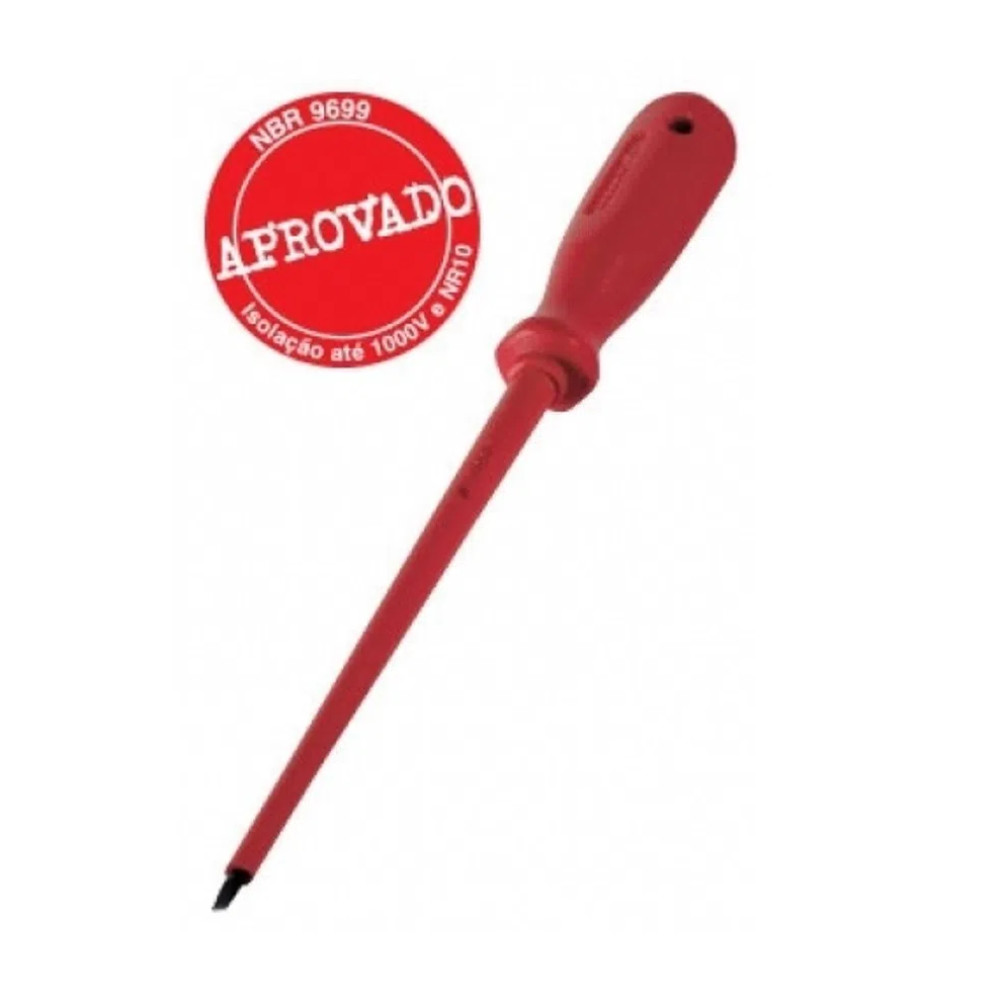 Chave Fenda Simples Isolada 1000V Gedore 035152  