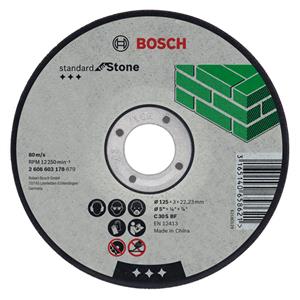Disco Corte Para Pedra 180Mm Gr30 Bosch 2608603179  