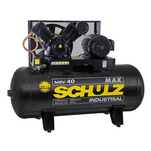Compressor Ar Schulz Msv40 Max 40 Pés 350L 220/380V Trif 92370000  