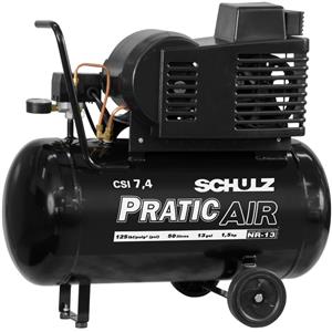 Compressor Schulz Pratic Air Csi7.4 50L 127/220V Mono Com Roda 92135090  